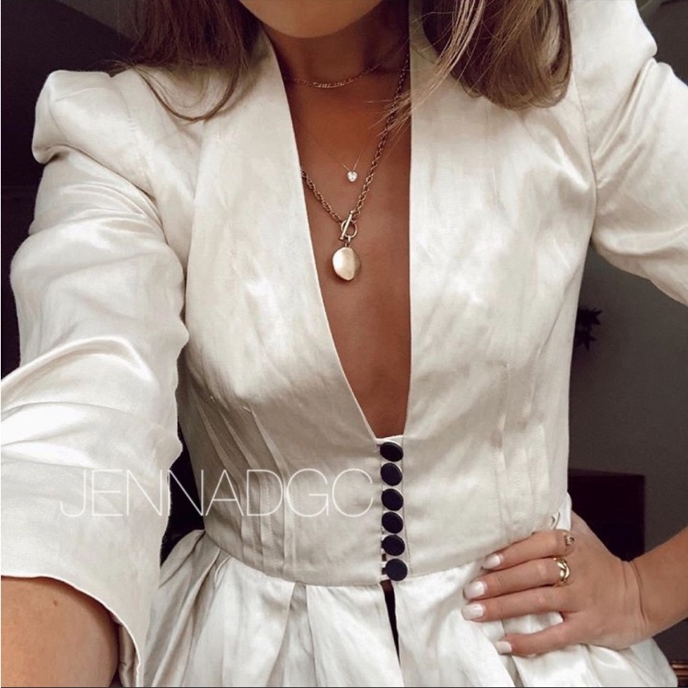 Zara peplum blazer NWT